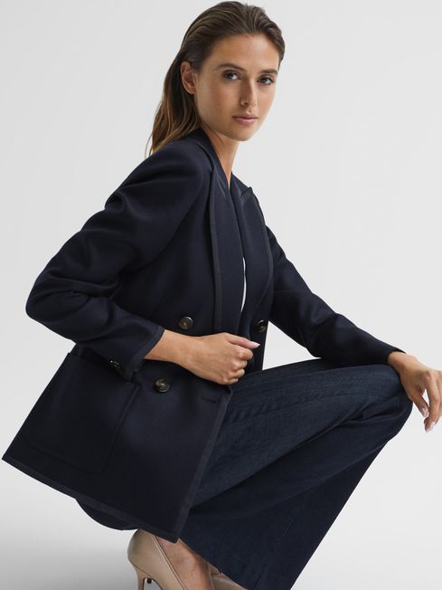 Reiss navy clearance blazer womens