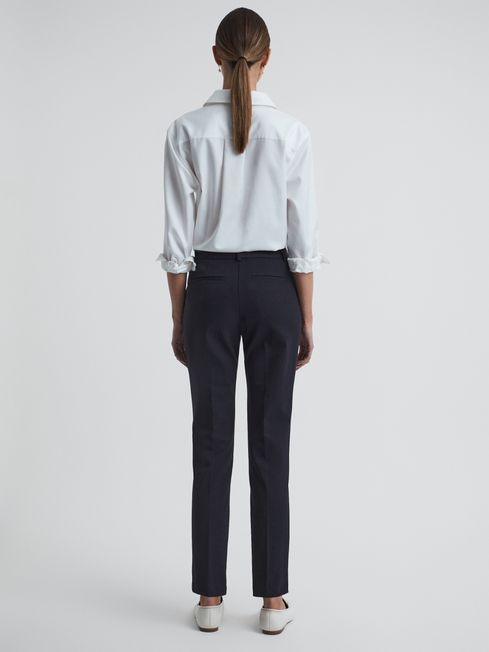 Grey tailored trousers ladies sale