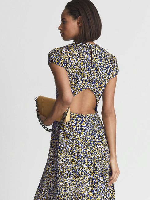 Cut out back shop midi dress