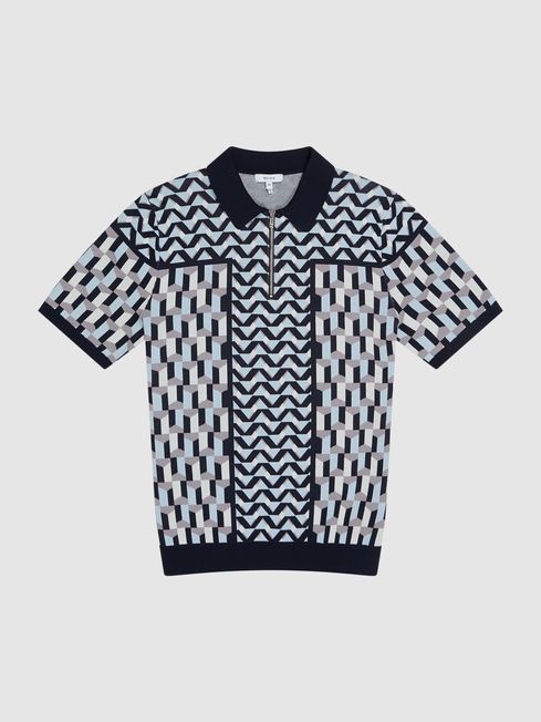 Prada geometric polo store