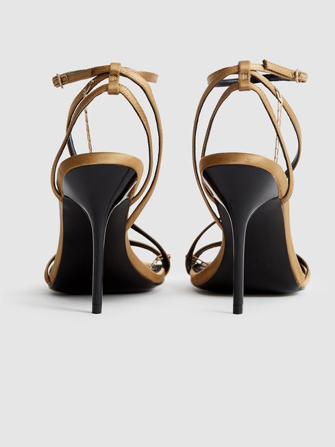 Reiss sales gold sandals