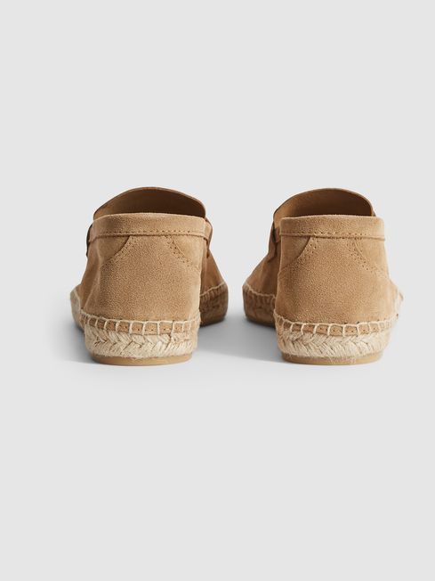 Reiss Sand Espadrille Suede Espadrilles