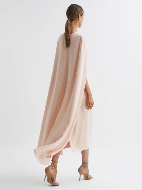 Cape back midi dress sales