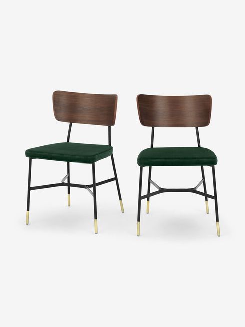 .COM Set of 2 Green Amalyn Dining Chairs