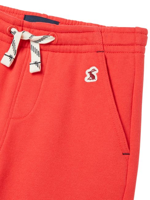 Red shop jogger shorts