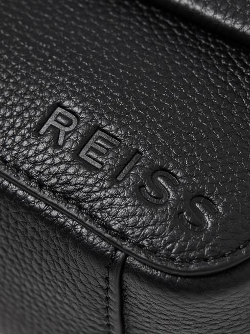 Reiss rosa shop leather crossbody bag