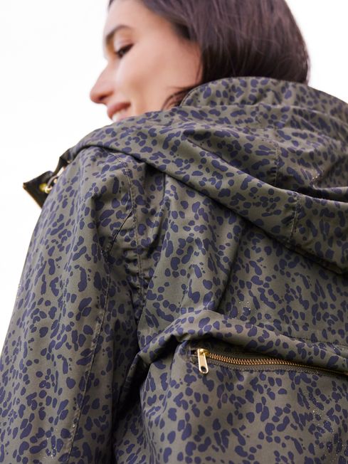 Joules leopard discount print scarf
