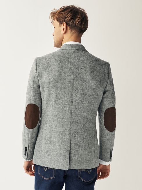 Joules grey tweed blazer online