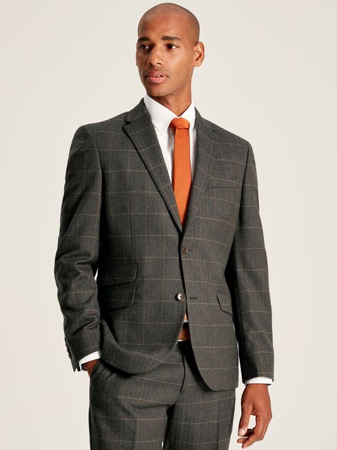 Black windowpane blazer outlet