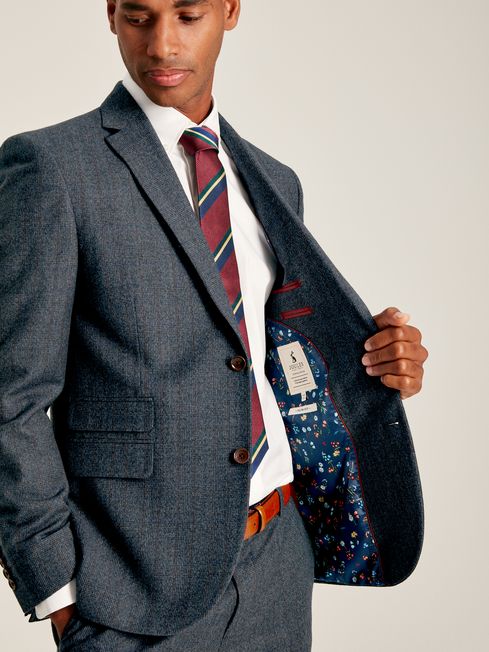 Buy Joules Wool Slim Fit Suit Jacket from the Joules online shop