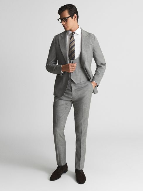 Grey top horseshoe waistcoat
