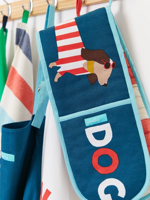 Buy Joules Hot Dog Double Oven Gloves from the Joules online shop