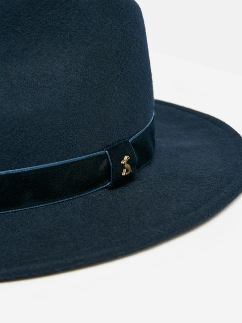 Joules fedora hat navy new arrivals