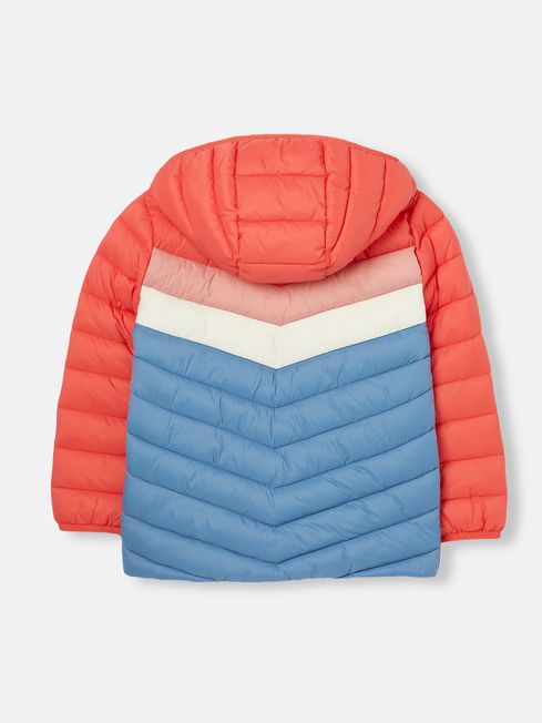 Kinnaird Pink Blue Showerproof Coat Joules