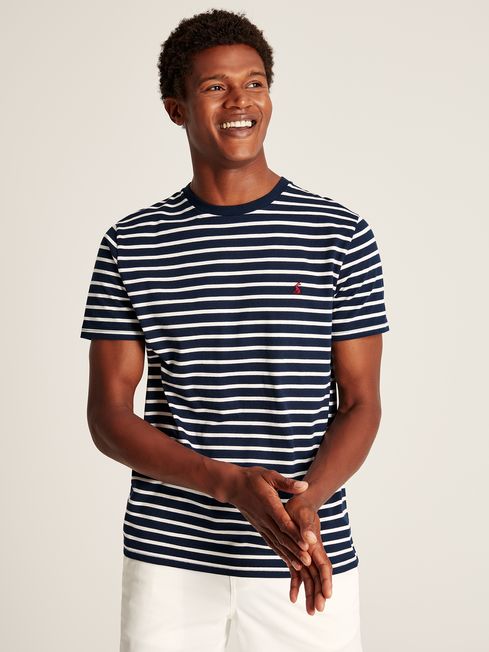 Joules Boathouse Blue Jersey Crew Neck T-Shirt