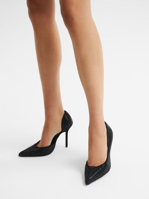 Reiss black hotsell heels