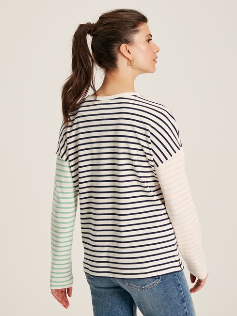 Buy Joules Esther Drop Shoulder Long Sleeve Top from the Joules