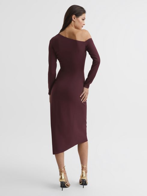 Reiss off shoulder online dress