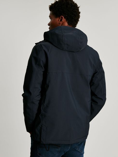Joules Blue Penbridge Waterproof Padded Parka