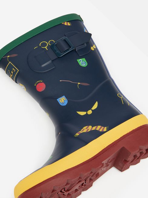 Spellbinding Navy Harry Potter Wellies Joules