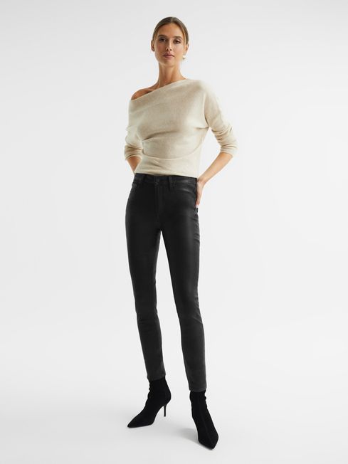 Reiss online coated jeans