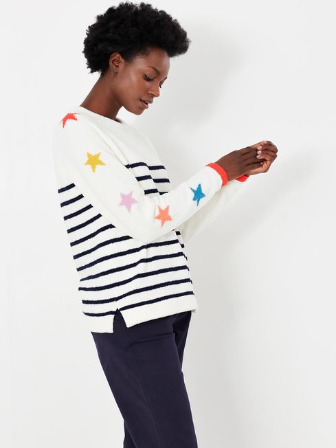 Buy Joules White Seaport Chenille Jumper from the Joules online shop