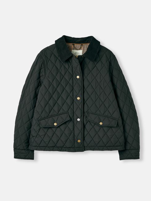 Diamond quilted barn jacket sale