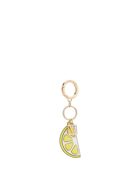 Victoria's Secret Lemon Yellow Keychain Charm