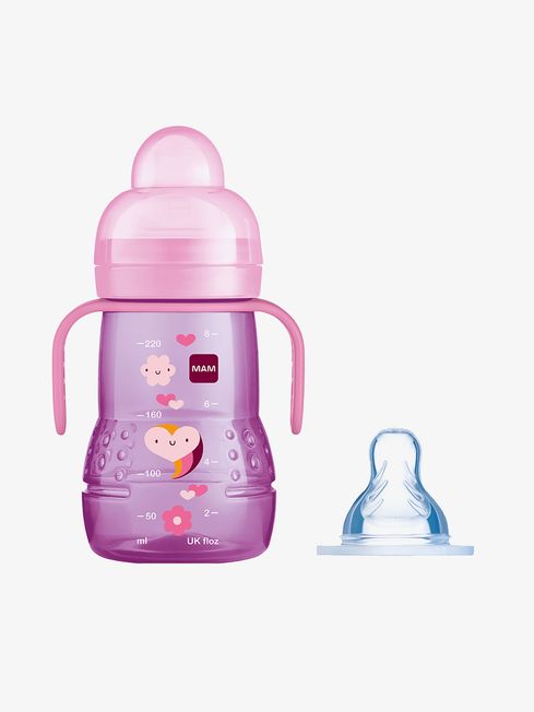 MAM Pink MAM 2 in 1 Trainer Cup