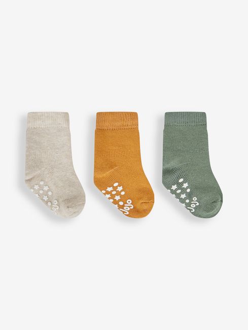 JoJo Maman Bébé Green 3-Pack Extra Thick Socks