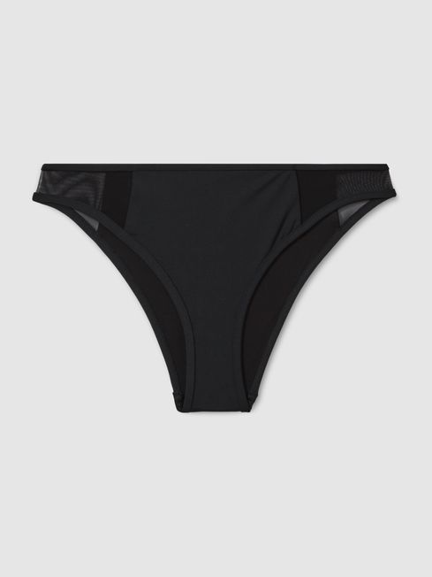 Calvin Klein Black Underwear Mesh Bikini Bottoms