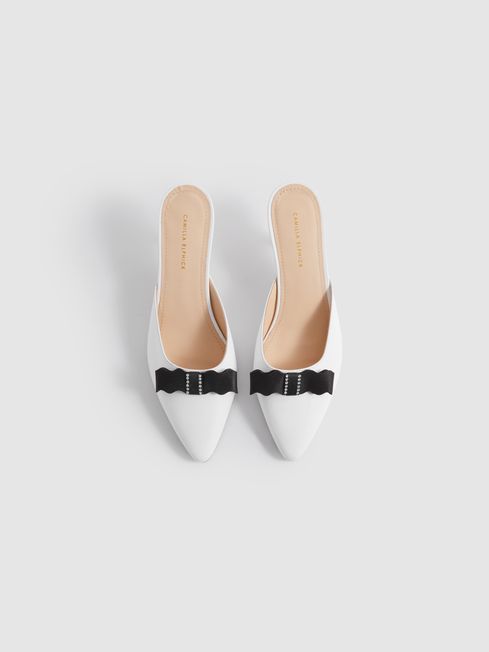 Camilla Elphick Open-Back Kitten Heels