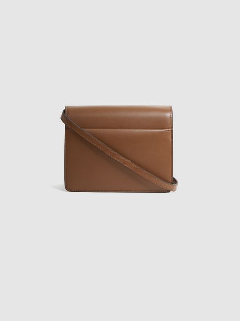 Reiss Lexington Leather Shoulder Bag | REISS USA