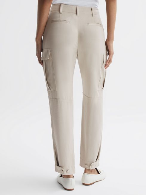 Reiss Stone Becca Tapered Combat Trousers