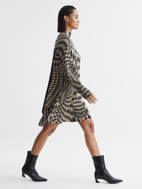 Dogtooth mini dress online