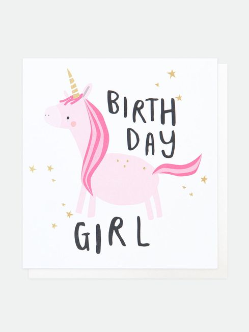 Caroline Gardner Caroline Gardner Birthday Girl Unicorn Card