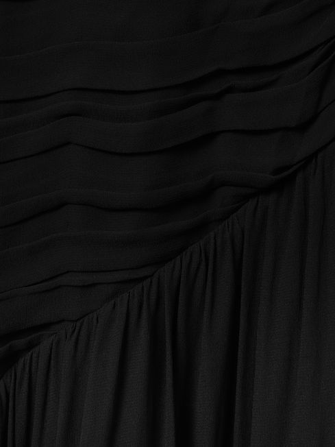 Reiss Saffy Ruched Bodycon Midi Dress | REISS USA