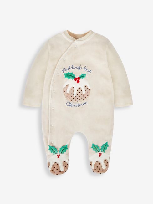 Newborn christmas pudding outfit top