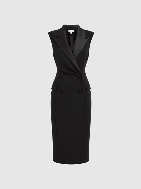 Double breasted midi new arrivals dress