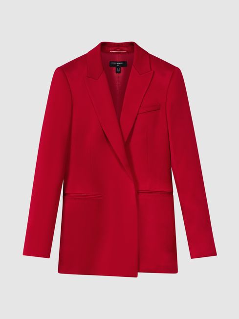 Reiss sabel coat red top