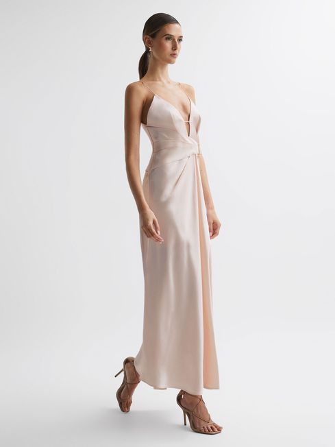 Acler Plunge Neck Maxi Dress