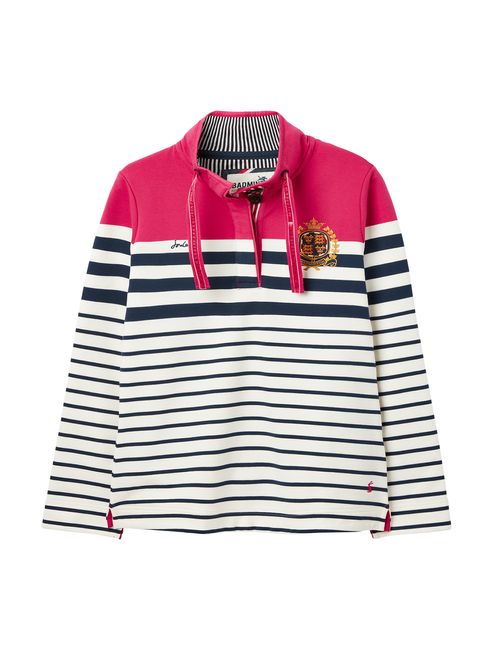 Joules caroline zip back sweatshirt hot sale