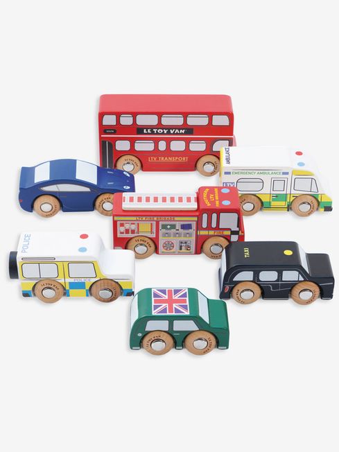 Le toy van london bus hot sale with driver