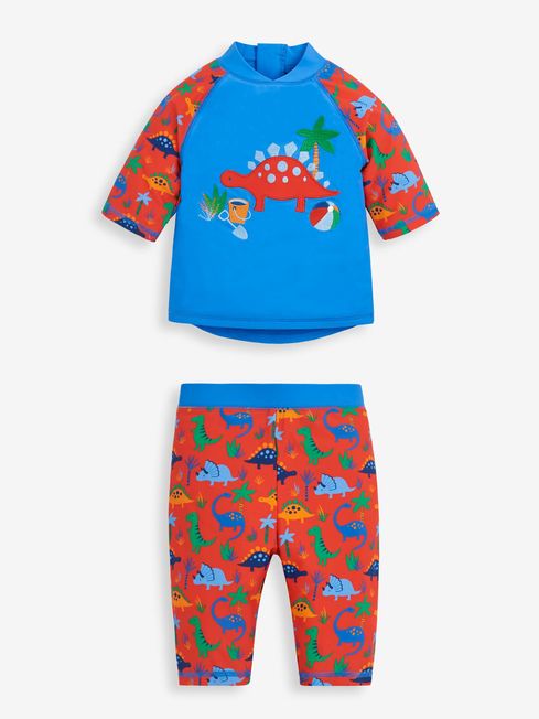 JoJo Maman Bébé Dinosaur Kids Dinosaur 2-Piece Sun Protection Suit