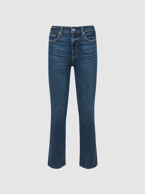 Paige white cheap cropped jeans