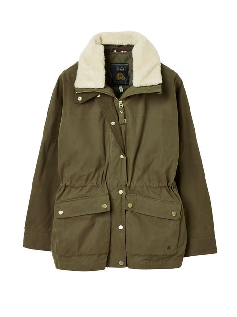 Joules Green Tetford 3 in 1 Dry Wax Jacket