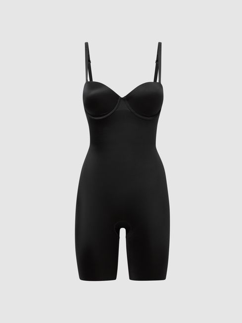 Buy Spanx women strapless cupped bodysuit shaper beige Online