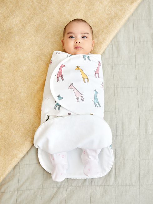 JoJo Maman B b Giraffe Swaddle with Zip