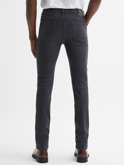 Paige High Slim Fit Stretch Jeans in Black