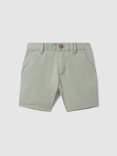 3 9 yrs Casual Chino Shorts in Pistachio REISS Australia